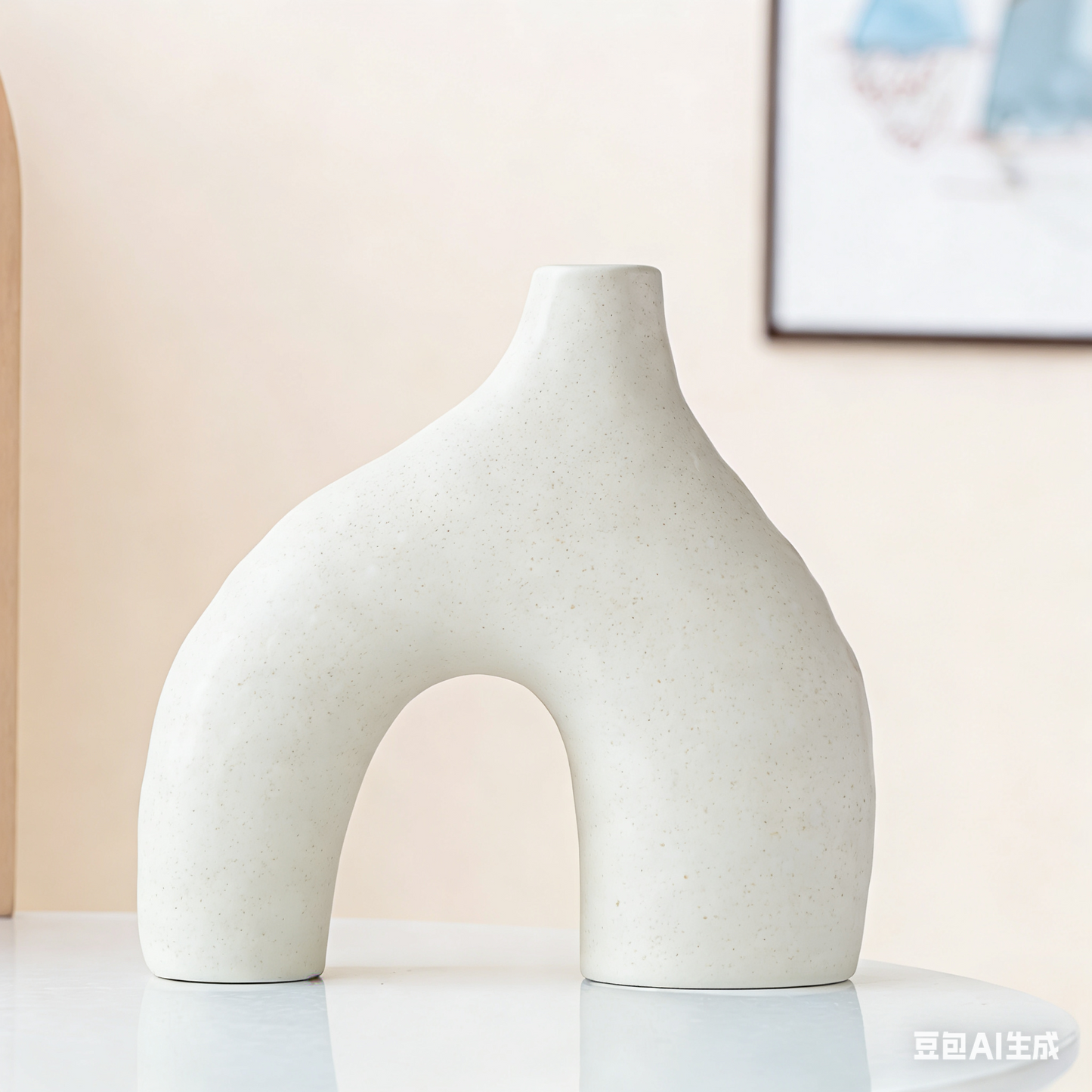 Minimalist Ceramic Vase Set of 2 – Modern Decorative Flower Vases for Home Decor